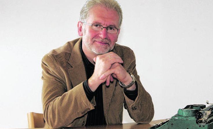 Karl Pumberger liest in Engelhartszell.