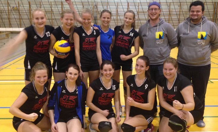 Die Esternberger Volleyballmädels holten sechs hervorragende Punkte.