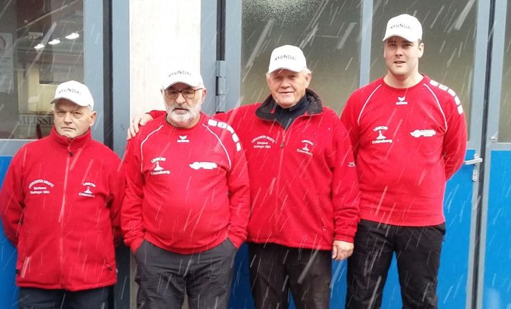 Rudi Schatzberger, Axel Grüblinger, Anton Buchner und Manuel Reischl (v. l.)