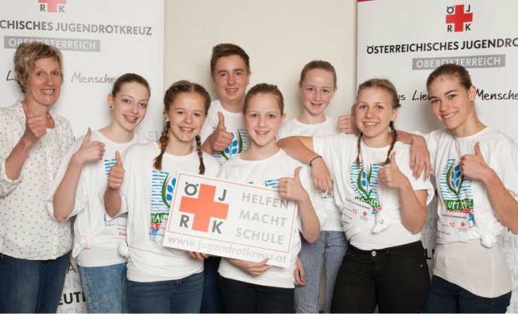 Die Aegidinger Schüler sind Erste-Hilfe-Landessieger. Foto: JRK OÖ