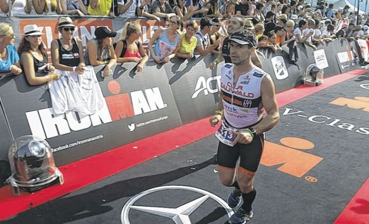 Konrad Dullinger beim Ironman Austria