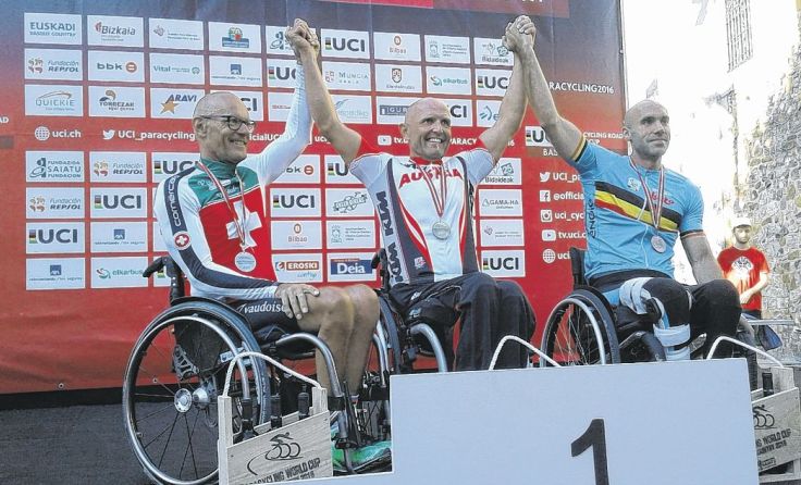 Walter Ablinger hatte in Bilbao allen Grund zum Jubeln.