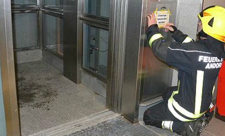Die Andorfer Florianis konnten den Mann rasch befreien. Foto: FF Andorf