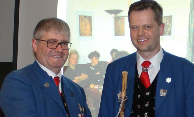 Thomas Pössl (li.) übergibt sein Obmann-Amt an Thomas Jungwirth (re.).
