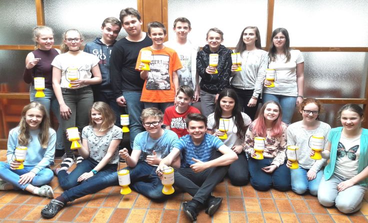Die Schüler zeigten Engagement und sammelten Spenden für die Krebshilfe.