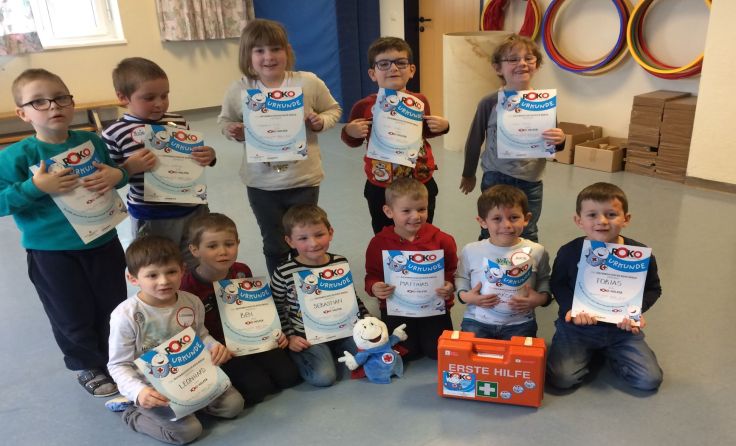 Der Kindergarten Münzkirchen nahm an dem Projekt „ROKO“ teil.