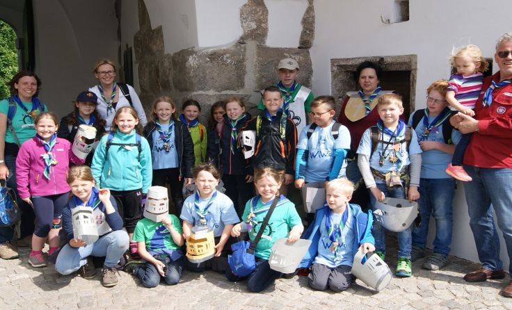 Die Sauwald Scouts nahmen am WiWö-Landesspiel teil. 