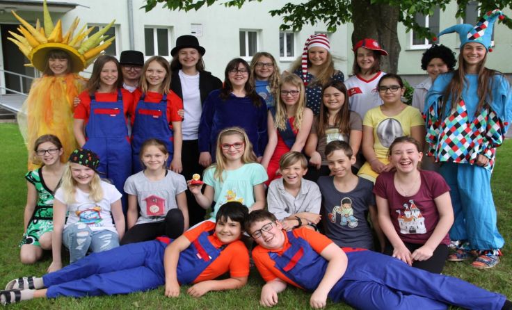 Seit einem Jahr bereiten sich die Schüler auf das Musical vor. Foto: NMS Schärding