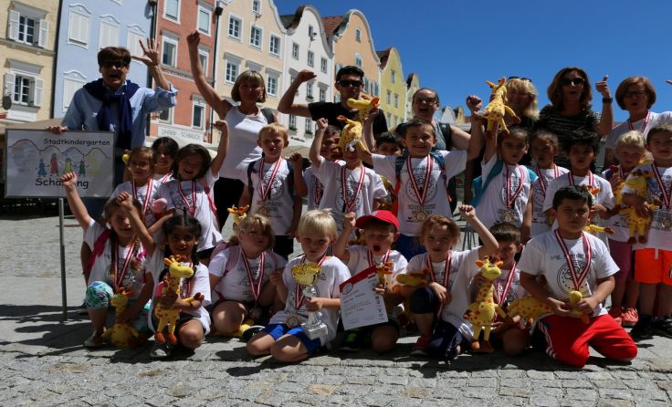 Die erfolgreichen „Olympia-Teilnehmer“ Fotos: Stadtkindergarten/Klaus Angerer