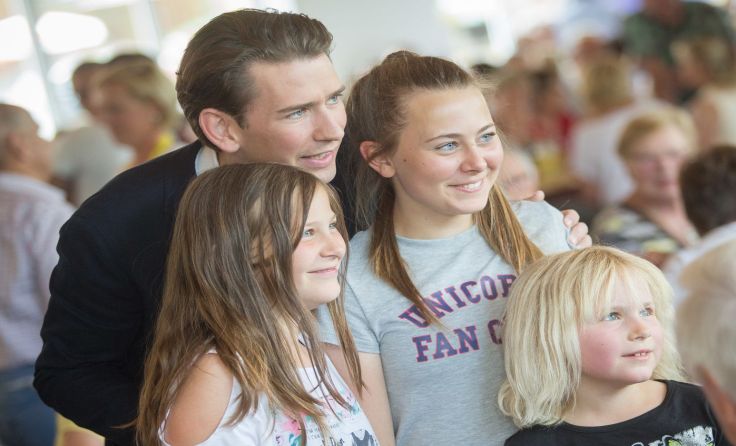 Sebastian Kurz in Wernstein/Inn