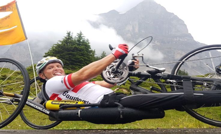 Walter Ablinger hat seine King of the Mountain Tour geschafft. Foto: Ablinger