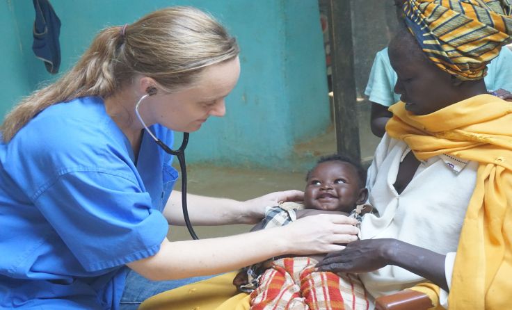 Die Münzkirchnerin Kathrin Baumgartner arbeitet als Ärztin im Sudan.