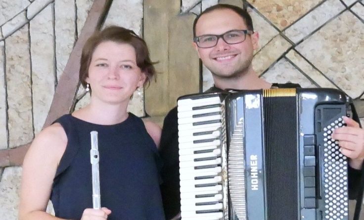 Elisabeth Thoma und Manuel Wagner sind das Ensemble FLAC.