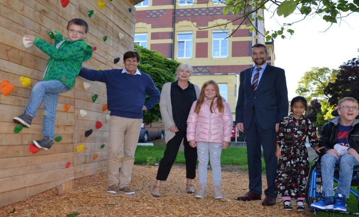 Der neue Spielplatz beim Parkhaus kann ab sofort genutzt werden. Foto: Stadtgemeinde Schärding