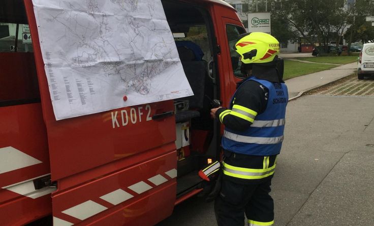 Einsatz wegen Gasgeruch Foto: FF Schärding