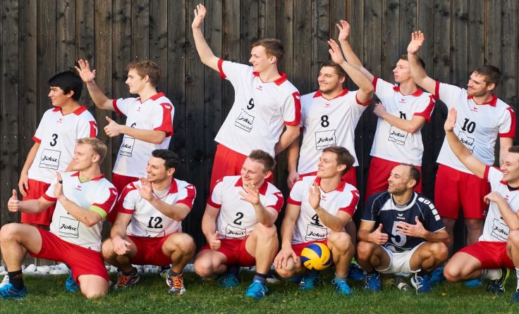 Die Jungs des VC Esternberg holten bei den Heimspielen zwei Siege.