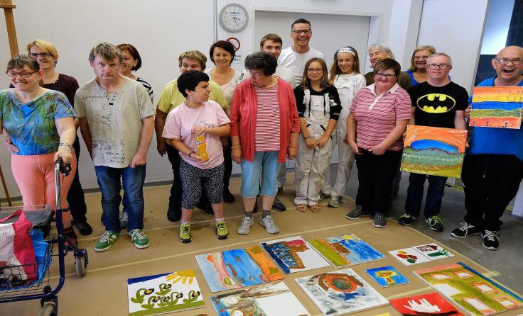 Der Spaß stand bei dieser Aktion für alle im Vordergrund. Foto: Günther Miesenbeck