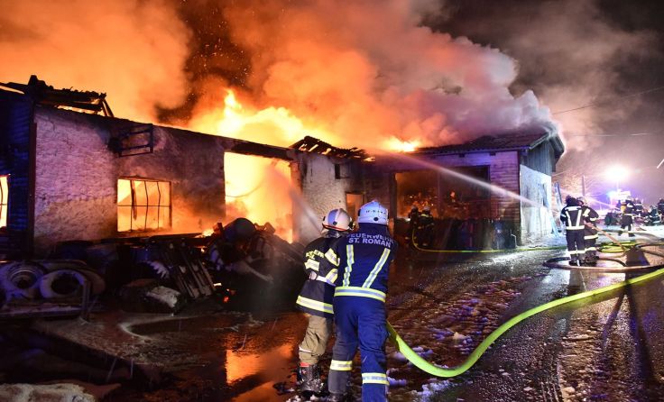 130 Kameraden kämpften gegen die Flammen. Foto: BFKDO Schärding