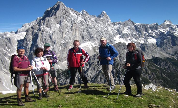 Die Kubinger Bergfexe sind äußerst aktiv auf den Bergen unterwegs. Foto: Gruber