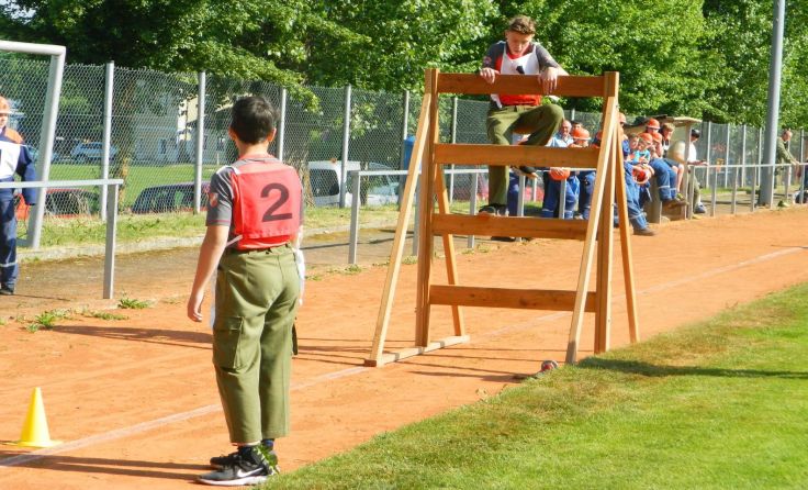 Die Feuerwehrjugend stellte in Passau ihr Können unter Beweis. Foto: BFKDO Schärding