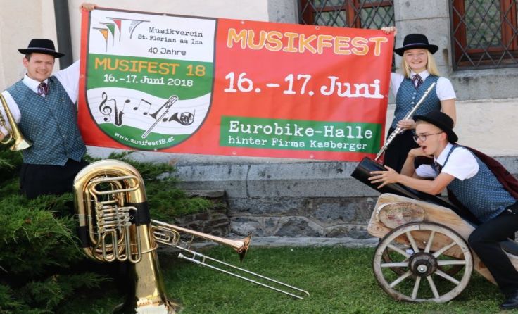 Am 16. und 17. Juni feiern die Musiker aus St. Florian/Inn ein großes Jubiläumsfest.