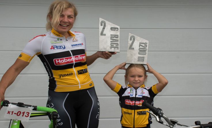 Waltraud Windhager und ihre Tochter Sarah holten je einen zweiten Platz. Foto: Reinhard Windhager