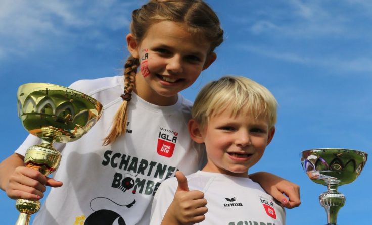 Marie und Niklas Angerer holten Siege beim Speedy Kids Cup. Foto: Klaus Angerer