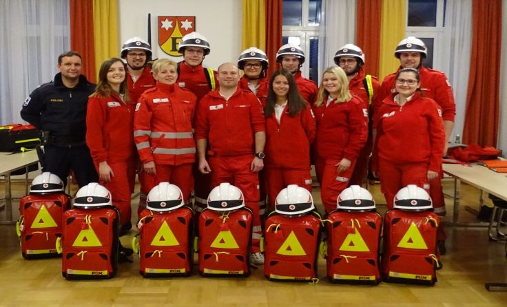 Die neuen First Responder wurden auf das neue System eingeschult. Foto: ÖRK Engelhartszell