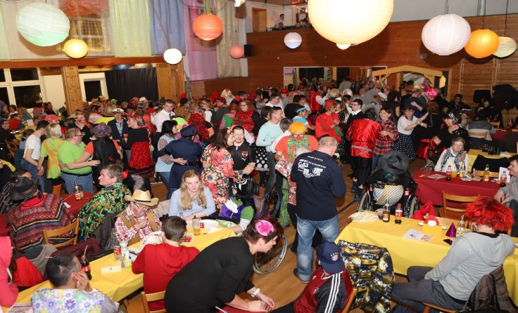 Der Maskenball der Lebenshilfe-Werkstätte in Münzkirchen hat Tradition. Foto: Lebenshilfe OÖ
