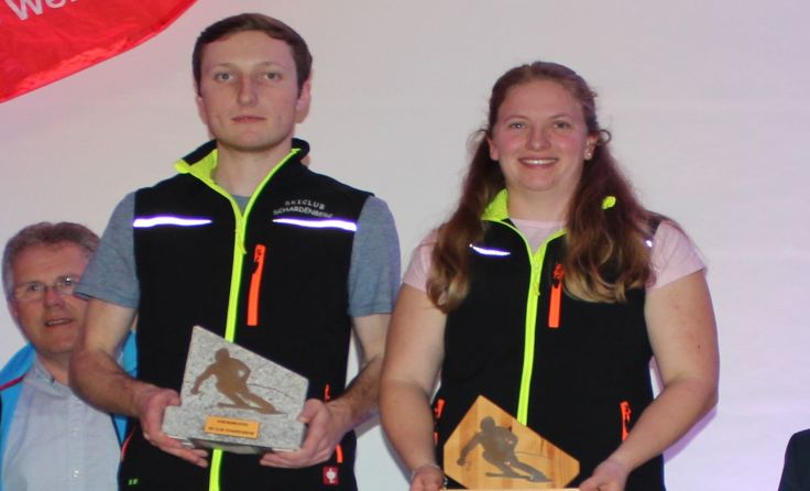 Vereinsmeister 2019 Dominik Schachermair und Carina Penzinger (Foto: privat)
