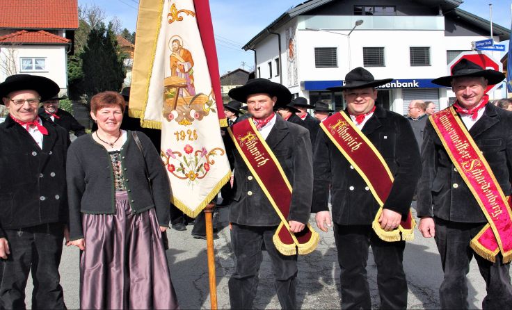 Der Zimmererverein feierte seinen Schutzpatron, den Heiligen Josef. (Foto: Gruber)