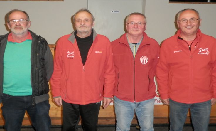 Franz Schweiger, Franz Stumbeck, Gerhard Osterkorn, Gottfried Pöschl (Foto: privat)