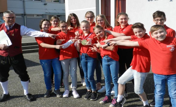 Goldmedaille für das Schulorchester (Foto: privat)
