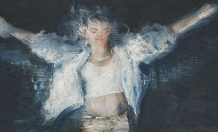 Markus Jaursch, "Da bist du ja", Öl 2019