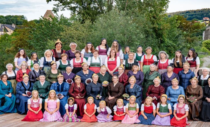 Die Goldhaubengruppe Vichtenstein feiert 40-Jahr-Jubiläum. (Foto: Schmiedleitner)