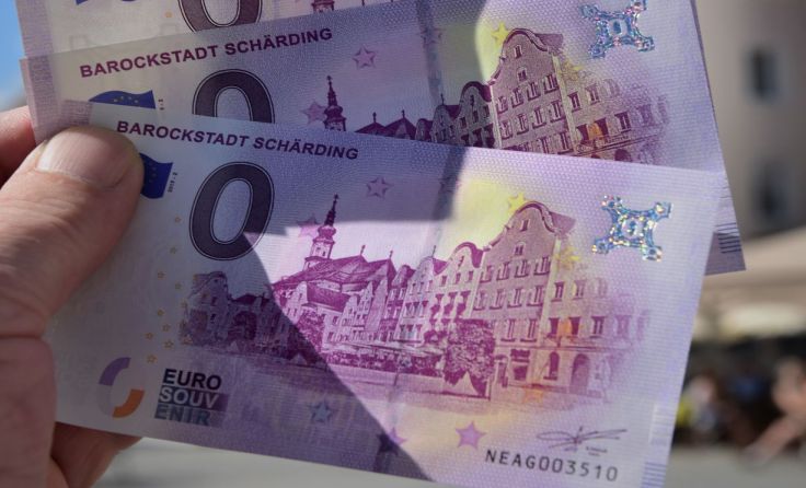 Der neue 0-Euro-Schein ist bereits erhältlich. (Foto: H. Berndorfer)