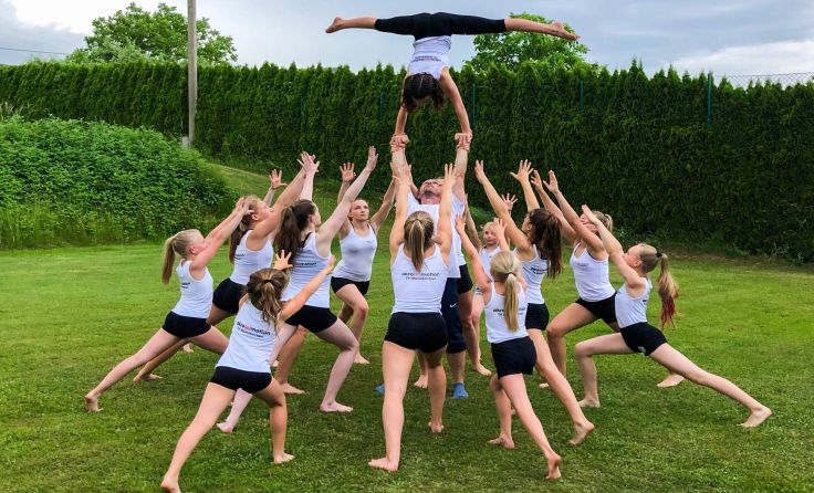 akro(e)motion trainiert bereits fleißig für die Welt-Gymnaestrada. (Foto: akro(e)motion)