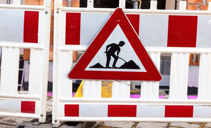 Die Tummelplatzstraße wird saniert. (Foto: Wodicka)