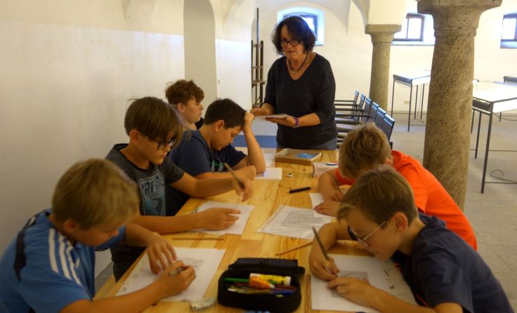 Im Kubinhaus finden auch immer wieder Workshops für die Schüler statt. (Foto: privat)