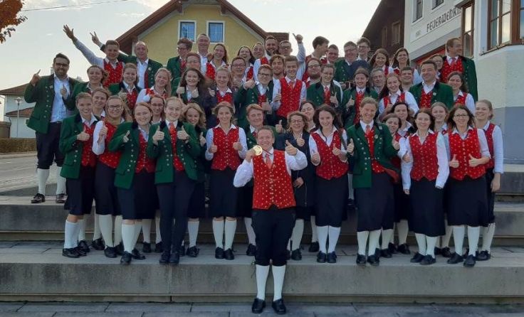 Die Musiker der TMK Schardenberg freuen sich über die Goldmedaille. (Foto: TMK Schardenberg)