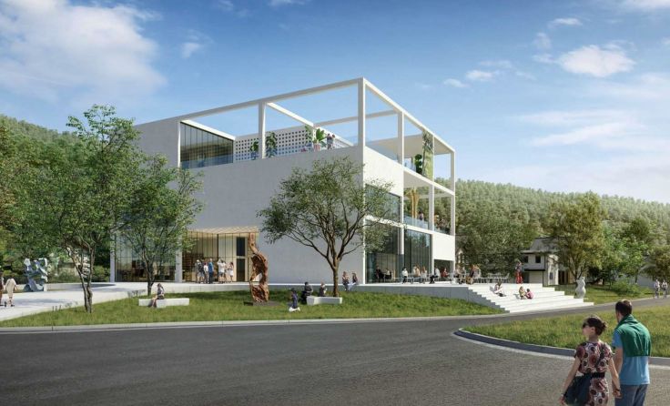So in etwa soll das Kunstmuseum Schütz aussehen. (Grafik: Thomas Blazek)