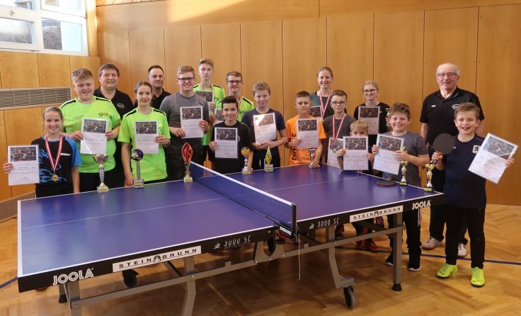 Die Tischtennisjugend zeigte bei den Schülermeisterschaften ihr Können. (Foto: privat)