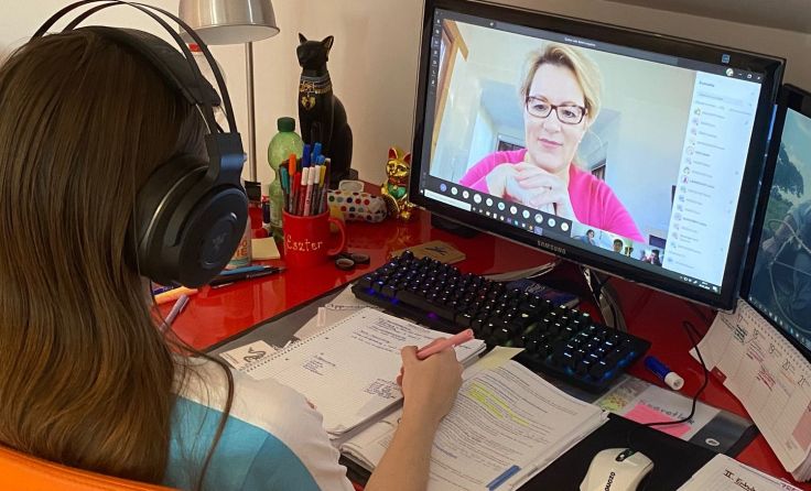 Gelehrt und gelernt wird über verschiedene digitale Kanäle. (Foto: privat/HAK Schärding)