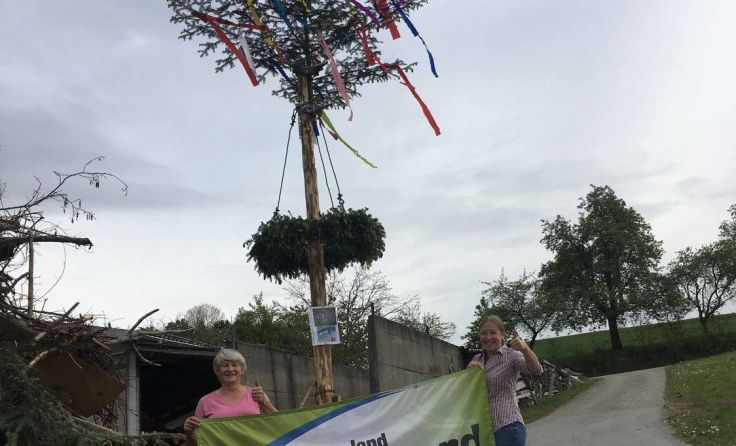 Mini Maibaum in Rainbach (Foto: privat)