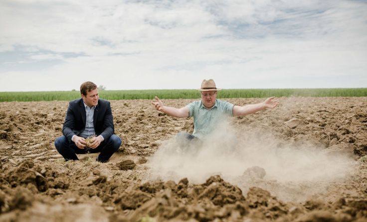 Viele Landwirte standen Ende April noch vor trockenen Feldern. (Foto: Land OÖ)