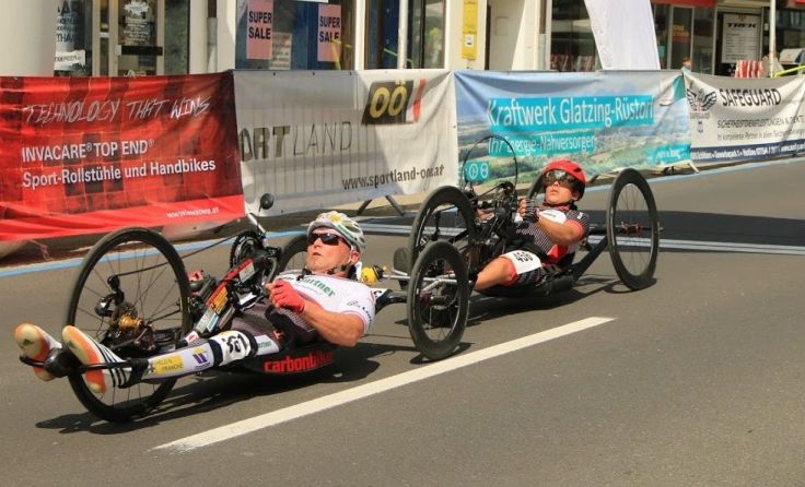 Walter Ablinger (li.) will 2020 den Sieg nach Oberösterreich holen. (Foto: Paracycling Tour)