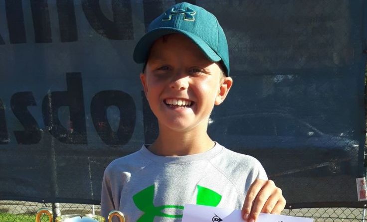 Tim Madl ist U11 Tennis-Landesmeister. (Foto: Union Wernstein)