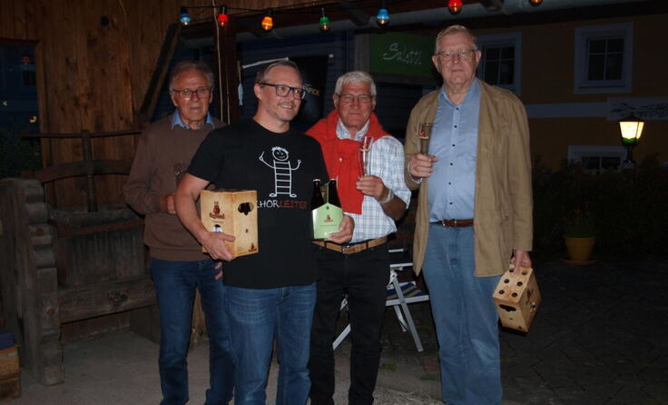 Wilhelm Atteneder, Michael Paminger, Erwin Kaltseis und Friedrich Bernhofer (v. l.) (Foto: privat)