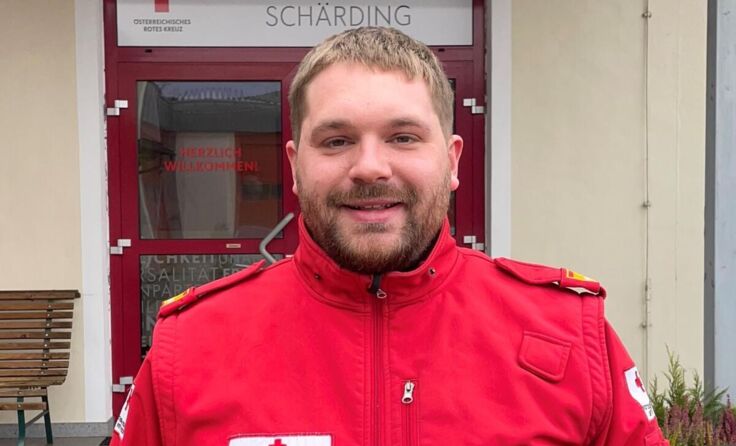 Rot-Kreuz-Bezirksgeschäftsleiter Florian Kurz (Foto: Rotes Kreuz Schärding)