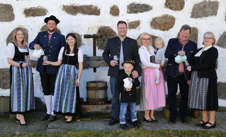 Die Wernsteiner Mostkost findet bei Familie Kohlbauer „Graf z‘Striding“ statt. (Foto: privat)